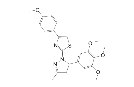thiazole, 2-[4,5-dihydro-3-methyl-5-(3,4,5-trimethoxyphenyl)-1H-pyrazol-1-yl]-4-(4-methoxyphenyl)-