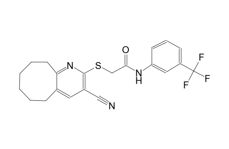 acetamide, 2-[(3-cyano-5,6,7,8,9,10-hexahydrocycloocta[b]pyridin-2-yl)thio]-N-[3-(trifluoromethyl)phenyl]-