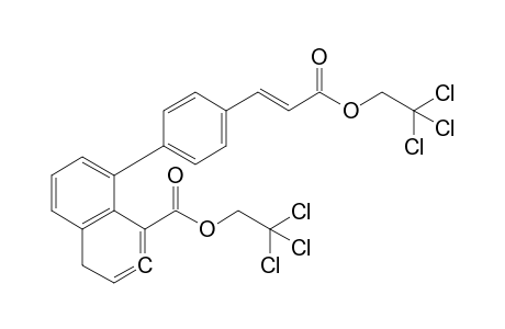 2,2,2-Trichloroethyl (E)-8-[4-[[(2,2,2-trichloroethoxy)carbonyl]ethenyl]phenyl]-1-naphthylenecarboxylate