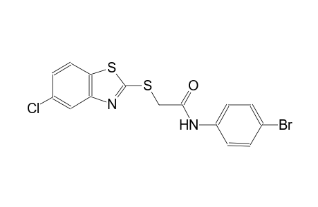 N-(4-bromophenyl)-2-[(5-chloro-1,3-benzothiazol-2-yl)sulfanyl]acetamide