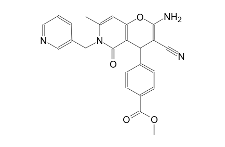 methyl 4-[2-amino-3-cyano-7-methyl-5-oxo-6-(3-pyridinylmethyl)-5,6-dihydro-4H-pyrano[3,2-c]pyridin-4-yl]benzoate