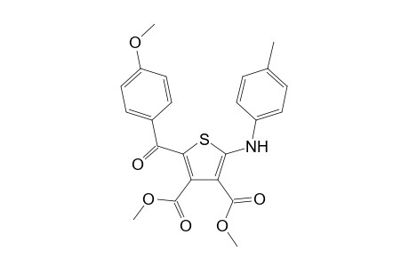 Dimethyl 2-(4-methoxybenzoyl)-5-(4-methylanilino)-3,4-thiophenedicarboxylate