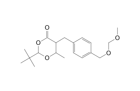 2-(t-Butyl)-6-methyl-5-{[4'-(methoxymethoxy)methyl]benzyl}-1,3-dioxan-4-one