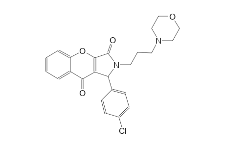 1-(4-chlorophenyl)-2-[3-(4-morpholinyl)propyl]-1,2-dihydrochromeno[2,3-c]pyrrole-3,9-dione