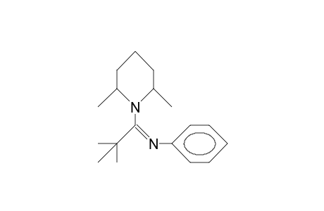 N-(1-Phenylimino-2,2-dimethyl-propyl)-2,6-cis-dimethyl-piperidine