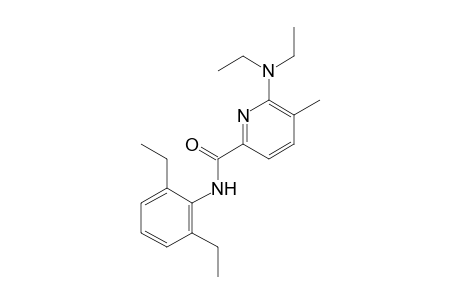 6-Diethylamino-N-(2,6-diethylphenyl)-5-methyl-2-pyridinecarboxamide