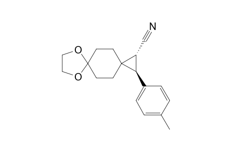 (1R*,2R*)-2-(p-Tolyl)-7,10-dioxadispiro[2.2.4.2]dodecane-1-carbonitrile