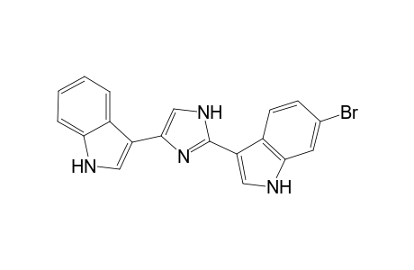 6-Bromanyl-3-[5-(1H-indol-3-yl)-1H-imidazol-2-yl]-1H-indole