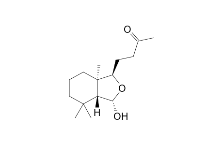 3a,7,7-Trimethyl-3-(3-oxobutyl)perhydrobenzo[c]furan-1-ol