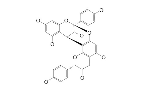 EPIAFZELECHIN-(4-BETA->8,2-BETA->O->7)-ENT-AFZELECHIN