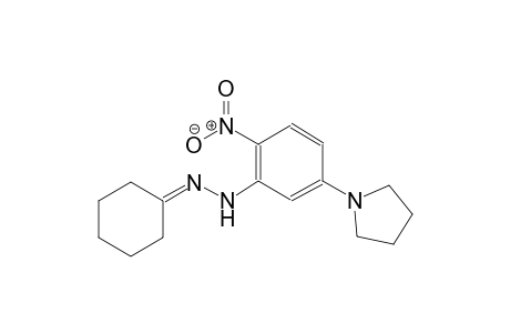 cyclohexanone [2-nitro-5-(1-pyrrolidinyl)phenyl]hydrazone