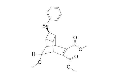 DIMETHYL-(1RS,4SR,8RS)-4-PHENYLSELENO-8-METHOXY-TETRACYCLO-[4.2.2.0(2,5).0(3,7)]-DECA-9-ENE-9,10-DICARBOXYLATE