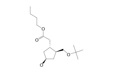 BUTYL-(+/-)-T-2-[(TERT.-BUTOXY)-METHYL]-T-4-HYDROXYCYCLOPENTANE-R-1-ACETATE