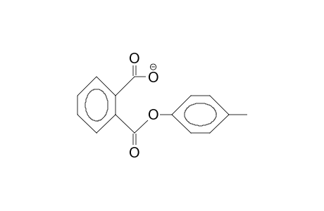 Phthalate anion mono(4-tolyl) ester