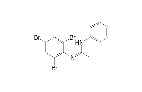 N-Phenyl-N'-(2,4,6-tribromophenyl)acetimidamide