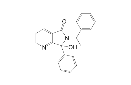 7-Hydroxy-7-phenyl-6-(1-phenylethyl)-5-pyrrolo[3,4-b]pyridinone
