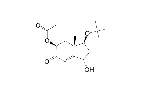 4-Acetoxy-6-methyl-7-tert-butoxy-9-hydroxybicyclo[4.3.0]non-1-en-3-one isomer