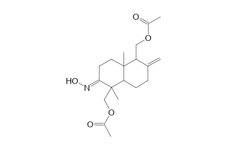 2,7-Bis(acetoxymethyl)-3-methylene-1,7-dimethyl-8-oximobicyclo[4.4.0]decane