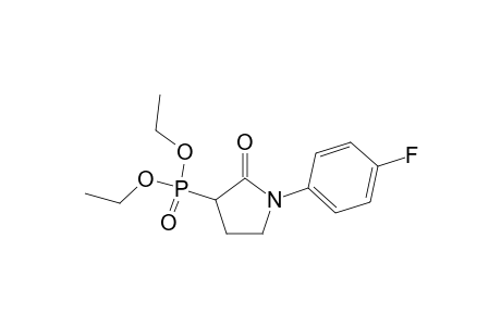 [1-(4-Fluoro-phenyl)-2-oxo-pyrrolidin-3-yl]-phosphonic acid diethyl ester