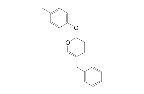 2H-Pyran, 3,4-dihydro-2-(4-methylphenoxy)-5-(phenylmethyl)-