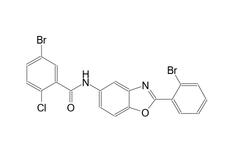 benzamide, 5-bromo-N-[2-(2-bromophenyl)-5-benzoxazolyl]-2-chloro-