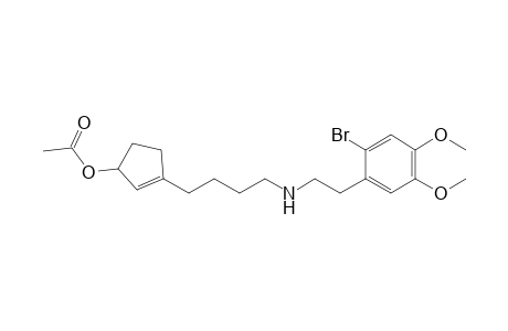 3-{4-[2-(2-Bromo-4,5-dimethoxyphenyl)ethylamino]butyl}cyclopent-2-enyl acetate