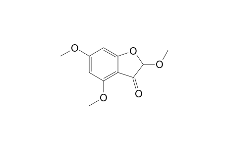 2,4,6-Trimethoxybenzo[b]furan-3(2H)-one