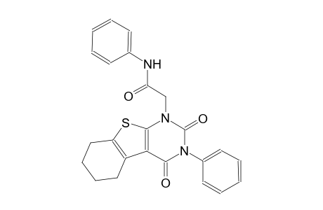 2-(2,4-dioxo-3-phenyl-3,4,5,6,7,8-hexahydro[1]benzothieno[2,3-d]pyrimidin-1(2H)-yl)-N-phenylacetamide