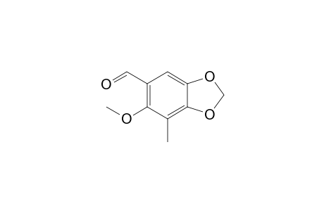 6-Methoxy-7-methyl-1,3-benzodioxole-5-carbaldehyde
