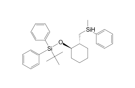 (1R*,2R*)-tert-Butyldiphenylsiloxy-2-[(methylphenylsilyl)methyl]cyclohexane