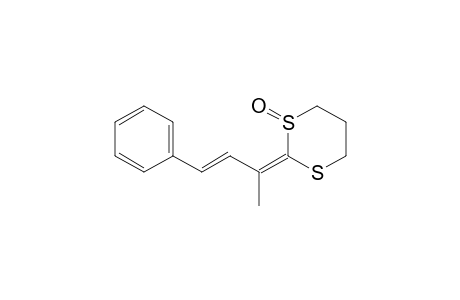 2-[(2E)-1-Methyl-3-phenylprop-2-en-1-ylidene]-1,3-dithiane 1-Oxide
