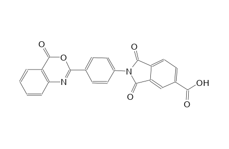 1H-isoindole-5-carboxylic acid, 2,3-dihydro-1,3-dioxo-2-[4-(4-oxo-4H-3,1-benzoxazin-2-yl)phenyl]-