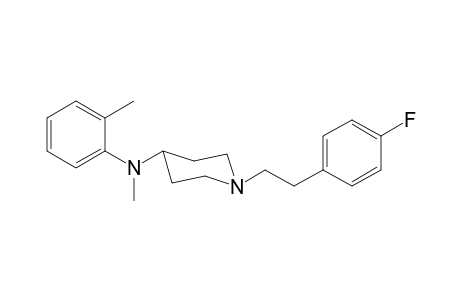 1-[2-(4-Fluorophenyl)ethyl]-N-methyl-N-2-methylphenylpiperidin-4-amine