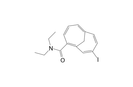 N,N-diethyl-4-iodanyl-bicyclo[4.4.1]undeca-1,3,5,7,9-pentaene-7-carboxamide