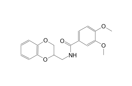 benzamide, N-[(2,3-dihydro-1,4-benzodioxin-2-yl)methyl]-3,4-dimethoxy-