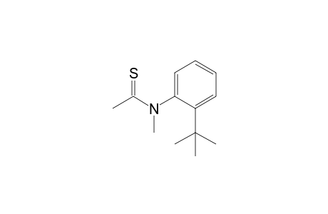 (E)-N-(2-tert-Butylphenyl)-N-methylacetylthioamide