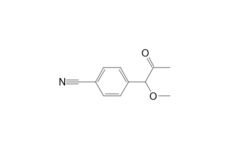 Benzonitrile, 4-(1-methoxy-2-oxopropyl)-