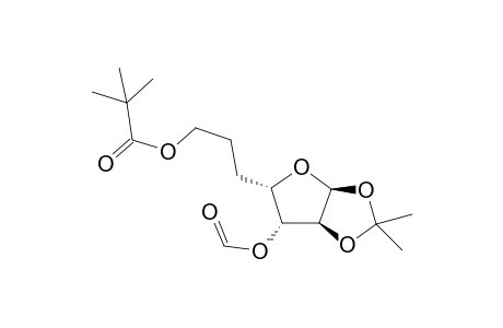 2,2-Dimethylpropanoic acid 3-[(3aS,5S,6R,6aS)-6-formyloxy-2,2-dimethyl-3a,5,6,6a-tetrahydrofuro[2,3-d][1,3]dioxol-5-yl]propyl ester