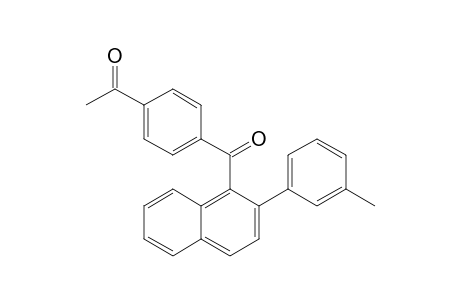 1-[4-(2-m-Tolyl-1-naphthoyl)phenyl]ethanone