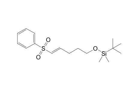 5-tert-Butyldimethylsilyloxy-1-phenylsulfonylpent-1-ene