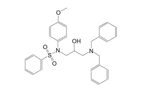 benzenesulfonamide, N-[3-[bis(phenylmethyl)amino]-2-hydroxypropyl]-N-(4-methoxyphenyl)-