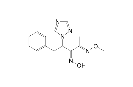 2,3-Pentanedione, 5-phenyl-4-(1H-1,2,4-triazol-1-yl)-, 2-(O-methyloxime) 3-oxime