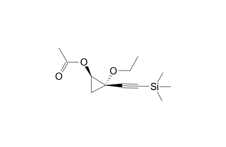 (1S,2R)-2-Acetoxy-1-ethoxy-1-(2-trimethylsilylethynyl)cyclopropane