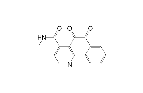 5,6-Dihydro-N-methyl-5,6-dioxobenzo[h]quinoline-4-carboxamide