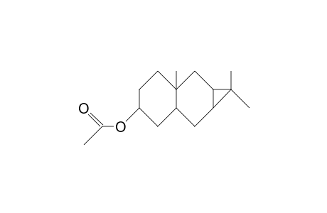 9a-Acetoxy-1,4,4-trimethyl-tricyclo(5.4.0.0/3,5/)undecane