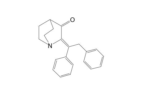 (E)-2-(1,2-DIPHENYLETHYLIDENE)-QUINUClIDIN-3-ONE