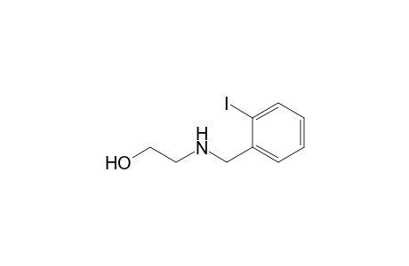 2-[(2-Iodanylphenyl)methylamino]ethanol