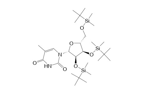 Uridine,2',3',5'-tris-O-[(1,1-dimethylethyl)dimethylsilyl]-5-methyl-