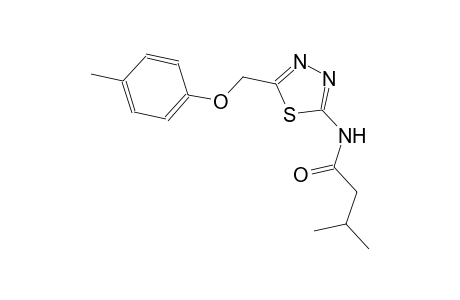 3-methyl-N-{5-[(4-methylphenoxy)methyl]-1,3,4-thiadiazol-2-yl}butanamide