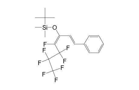 3-[(Tert-butyldimethylsilyl)oxy]-1-phenyl-4,5,5,6,6,7,7,7-octafluorohepta-1,3-diene